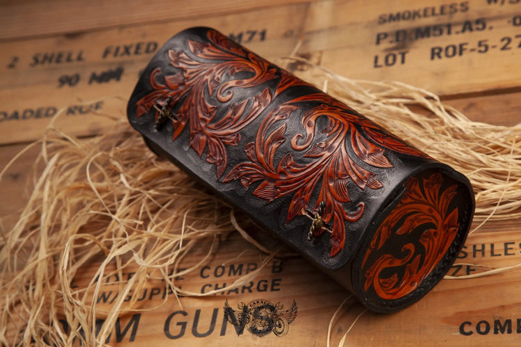 Handmade Leather Motorcycle Tool Bags and Tool Rolls