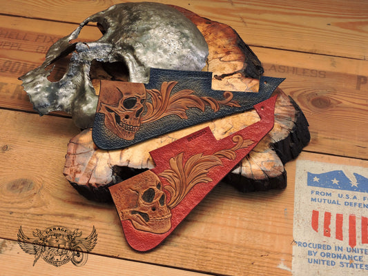 Carved Skull Gibson Les Paul Pickguard-ByBodzi-ByBodzi