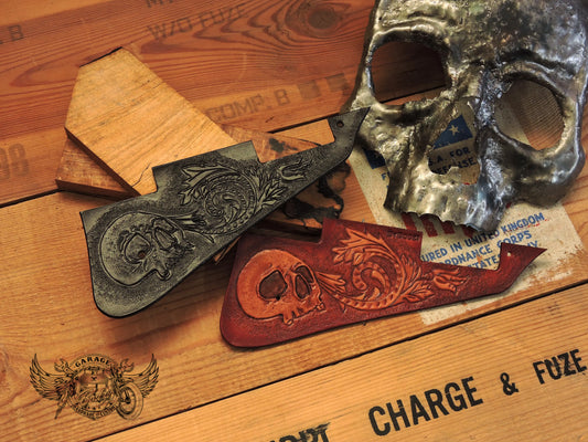 Carved Skulls Gibson Les Paul Pickguard-ByBodzi-ByBodzi