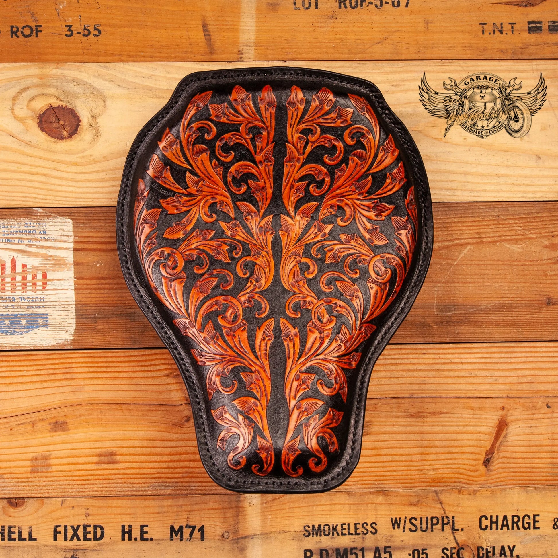 Custom Leather Motorcycle Solo Seat-ByBodzi