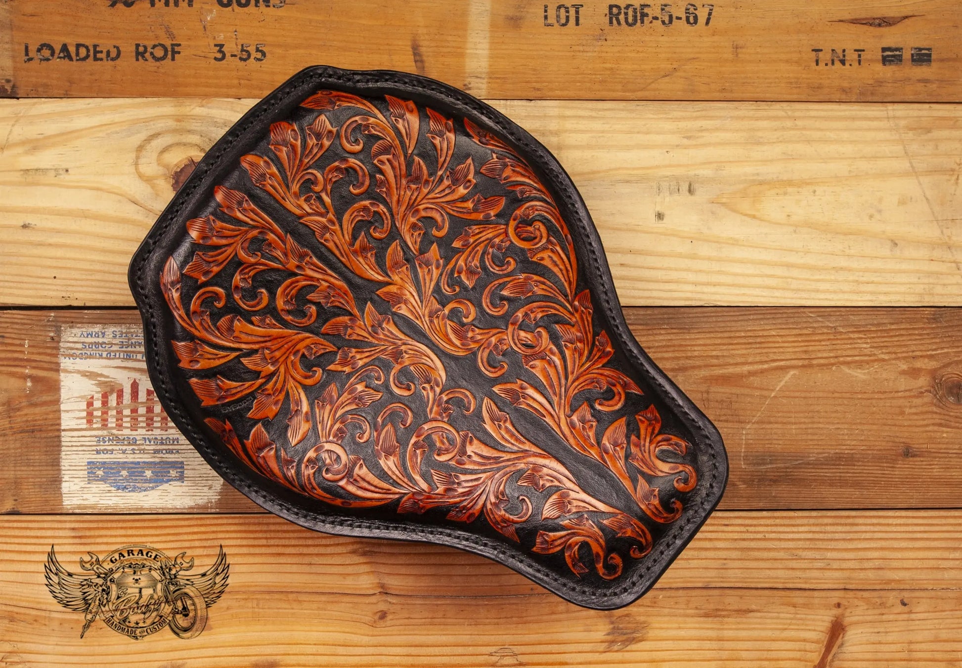 Custom Leather Motorcycle Solo Seat-ByBodzi
