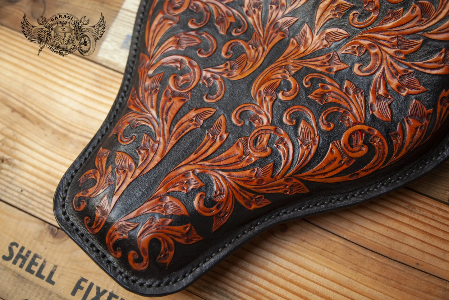 Custom Leather Motorcycle Solo Seat-ByBodzi