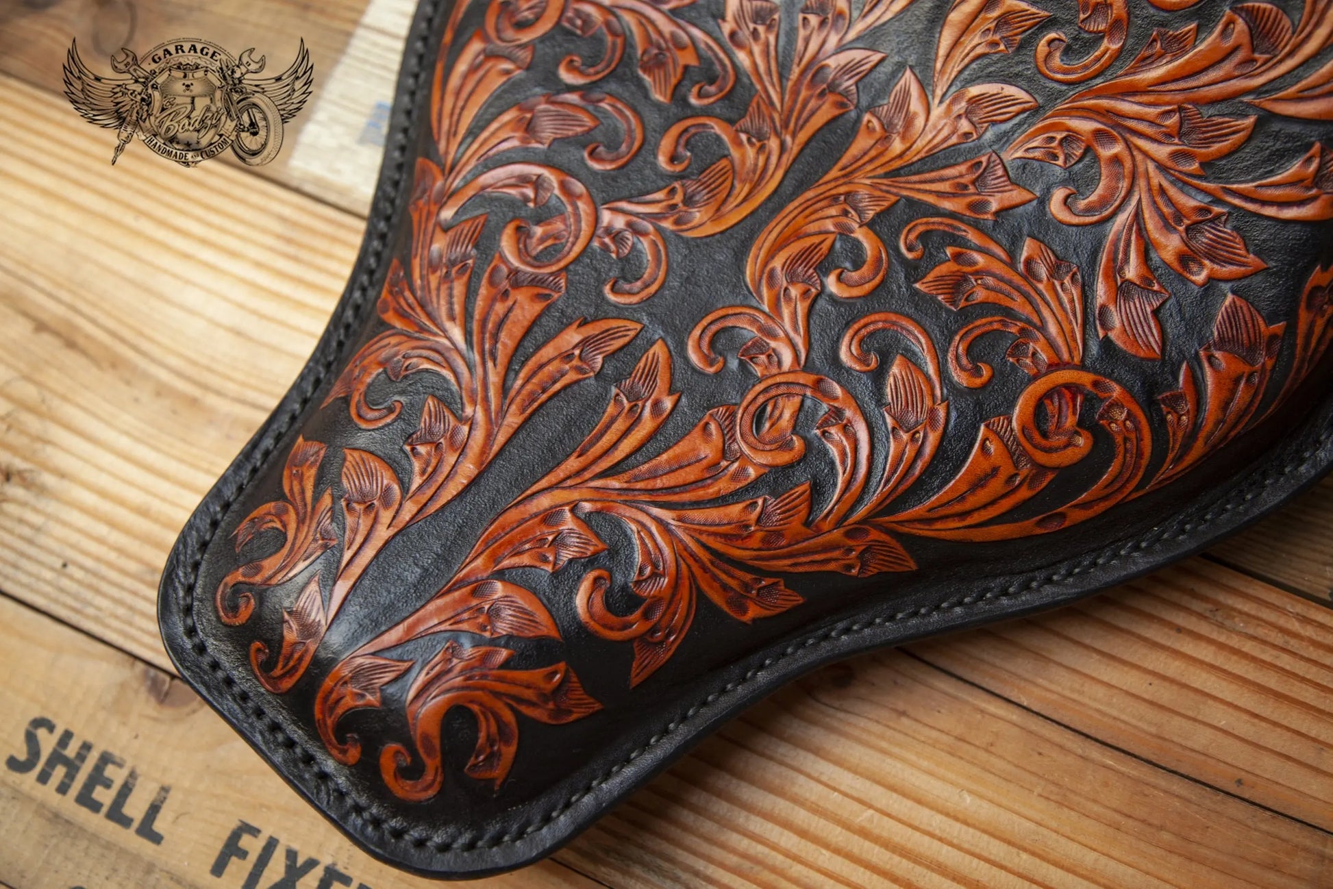 Custom Leather Motorcycle Solo Seat-ByBodzi