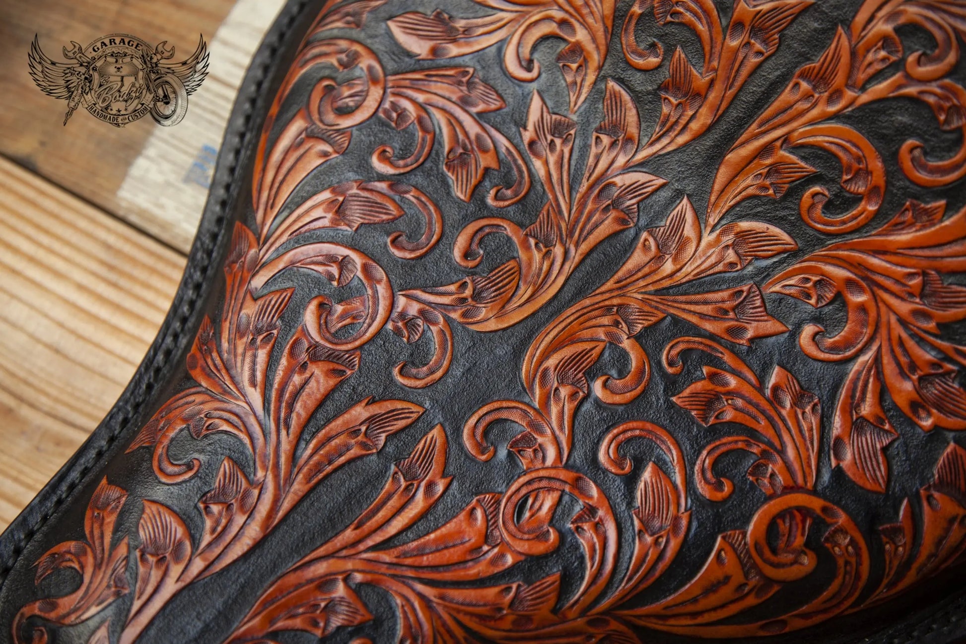 Custom Leather Motorcycle Solo Seat-ByBodzi