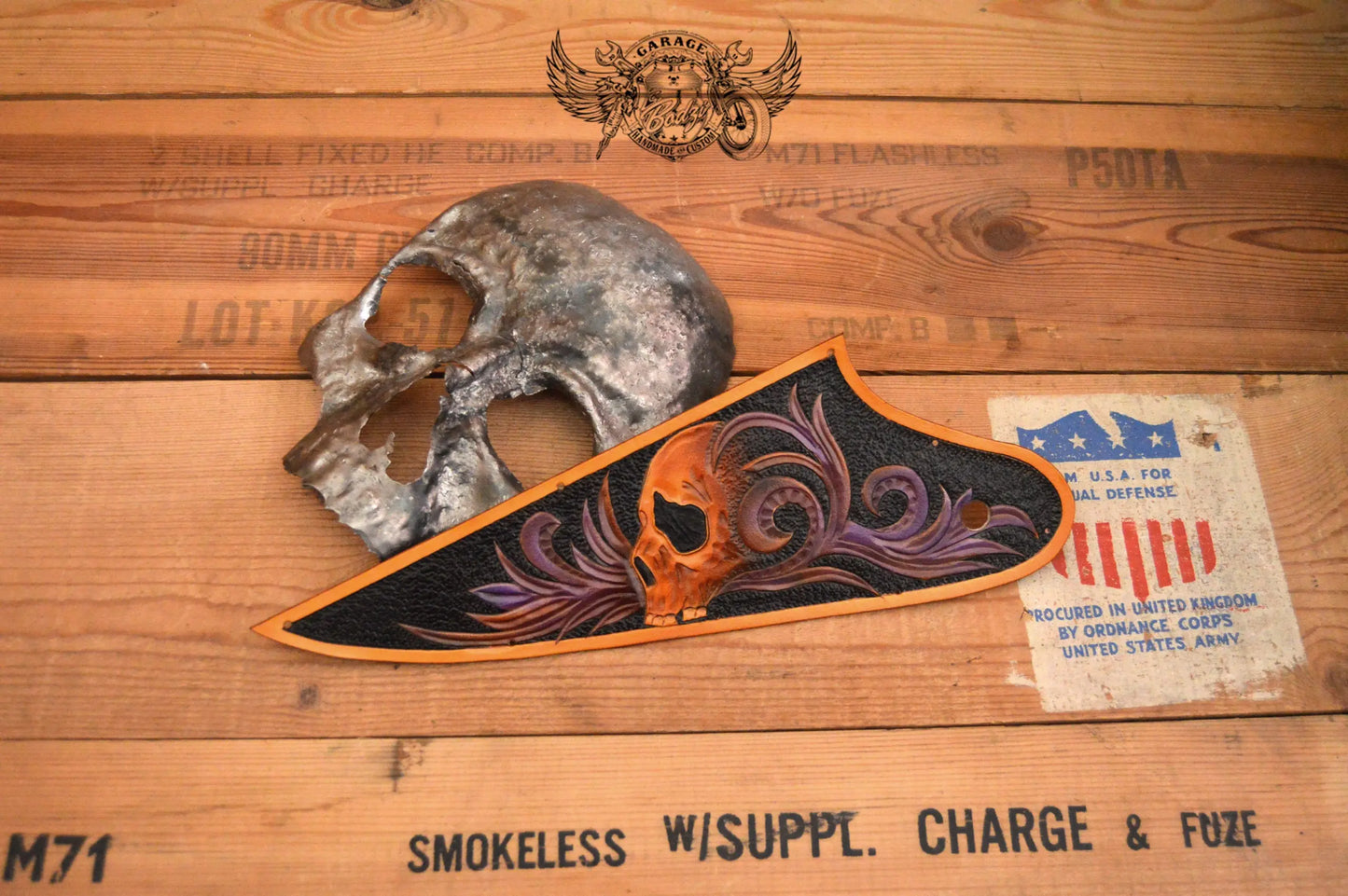 Floral Skull Gibson Firebird Pickguard-ByBodzi