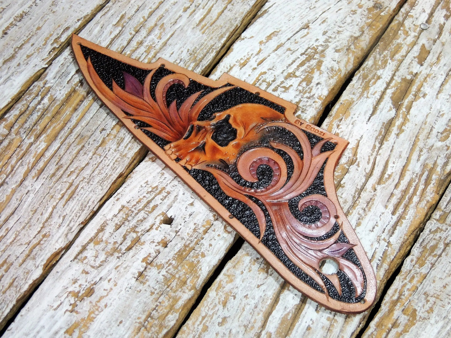 Floral Skull Gibson Firebird Studio Pickguard-ByBodzi