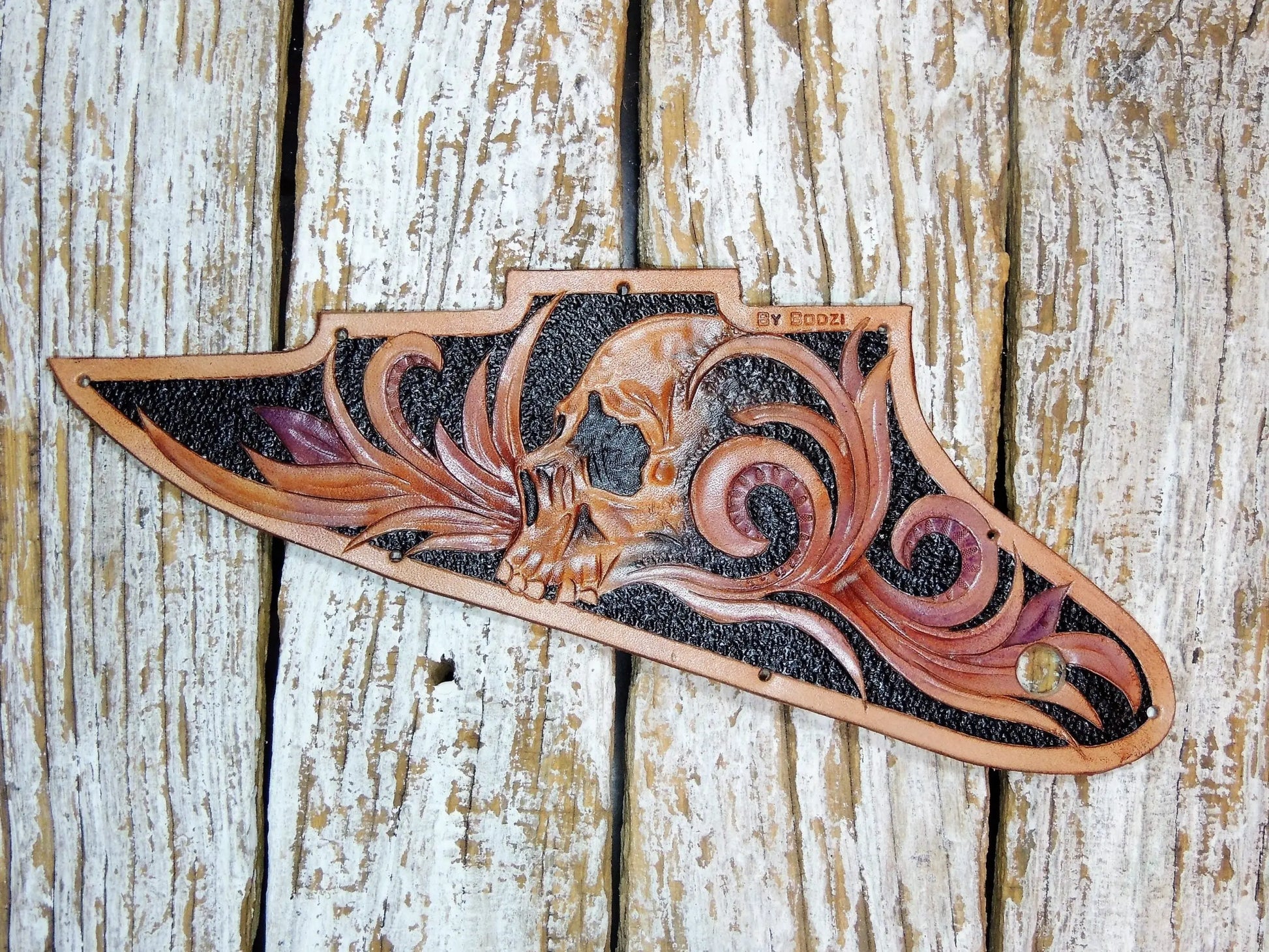 Floral Skull Gibson Firebird Studio Pickguard-ByBodzi