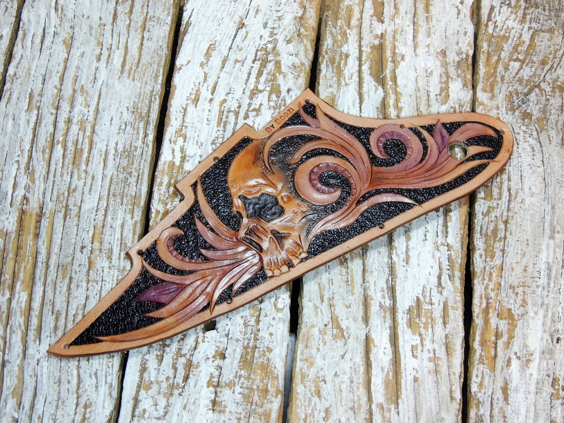 Floral Skull Gibson Firebird Studio Pickguard-ByBodzi