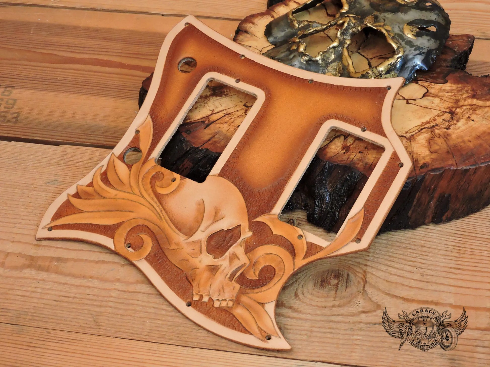 Floral Skull Gibson SG Pickguard-ByBodzi