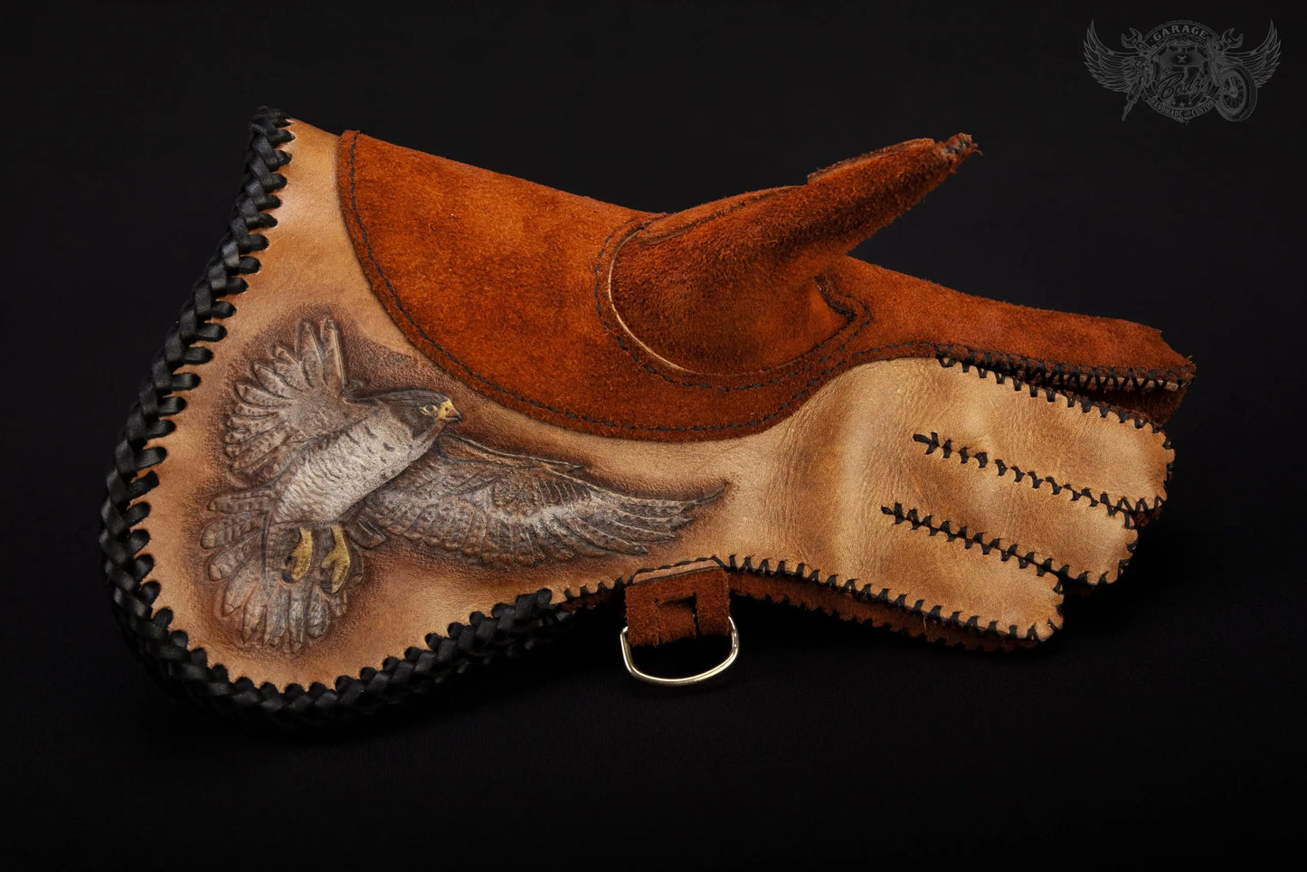 Handmade Leather Falconry Glove-ByBodzi