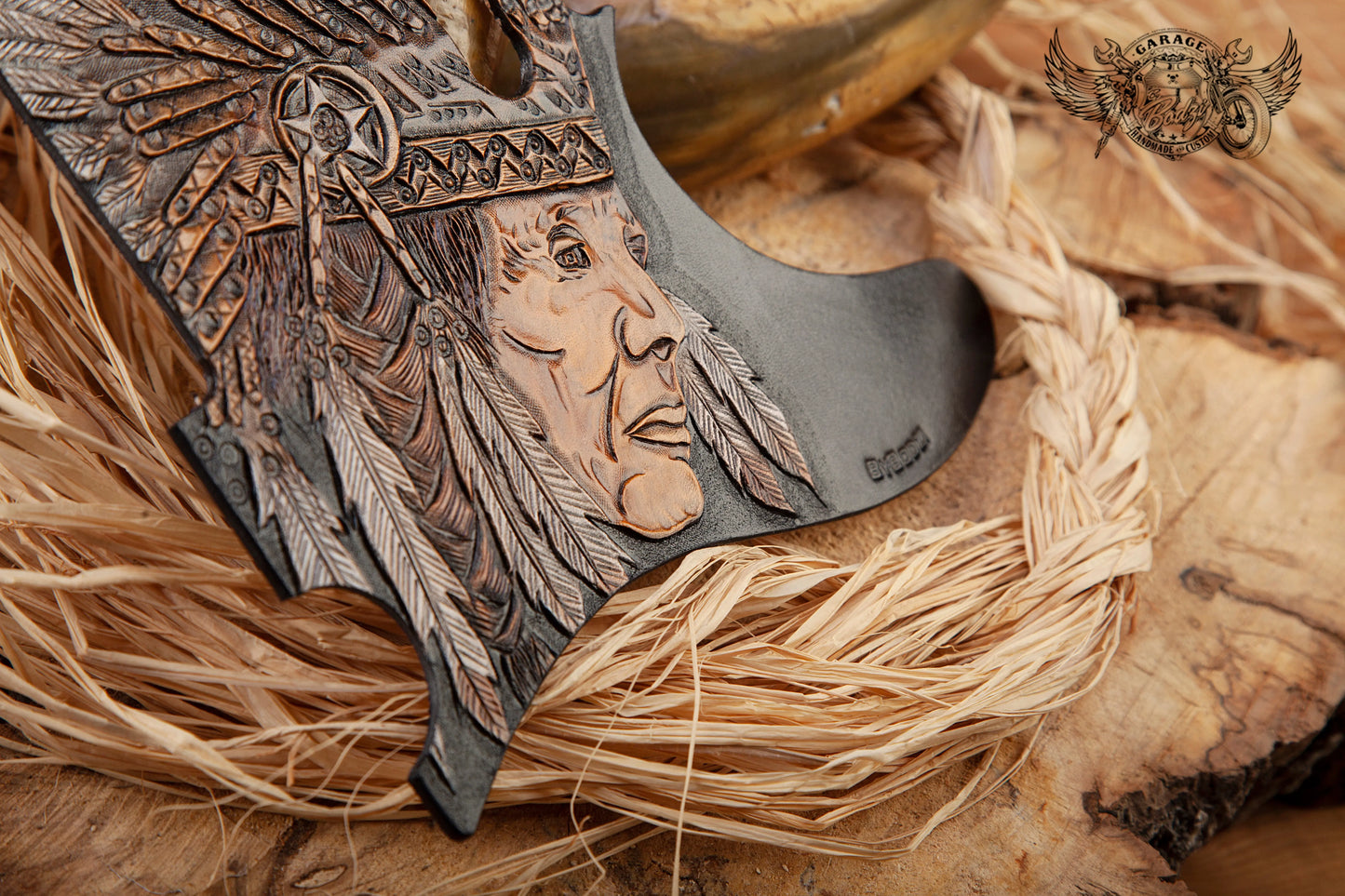 Indian Chief Leather Telecaster Pickguard-ByBodzi