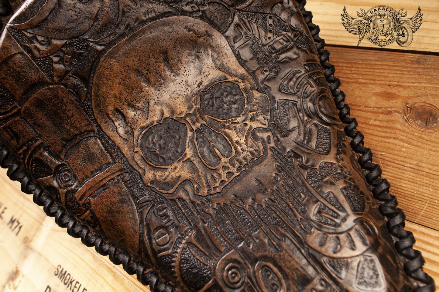 Steampunk Leather Motorcycle Solo Seat-ByBodzi