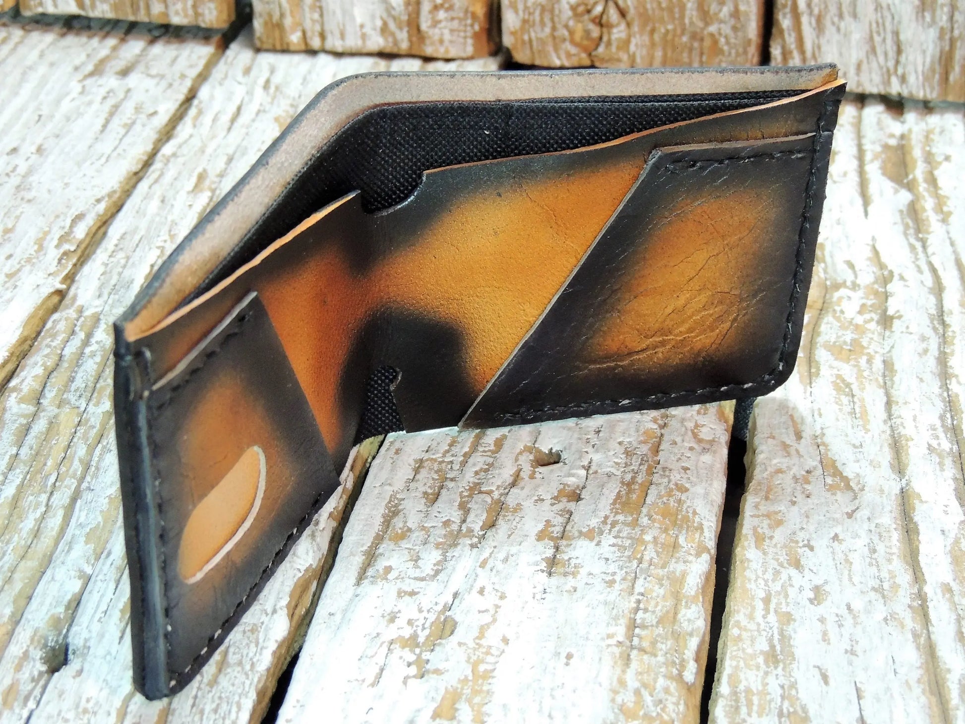 Tooled Men's Leather Wallet "M"-ByBodzi-ByBodzi