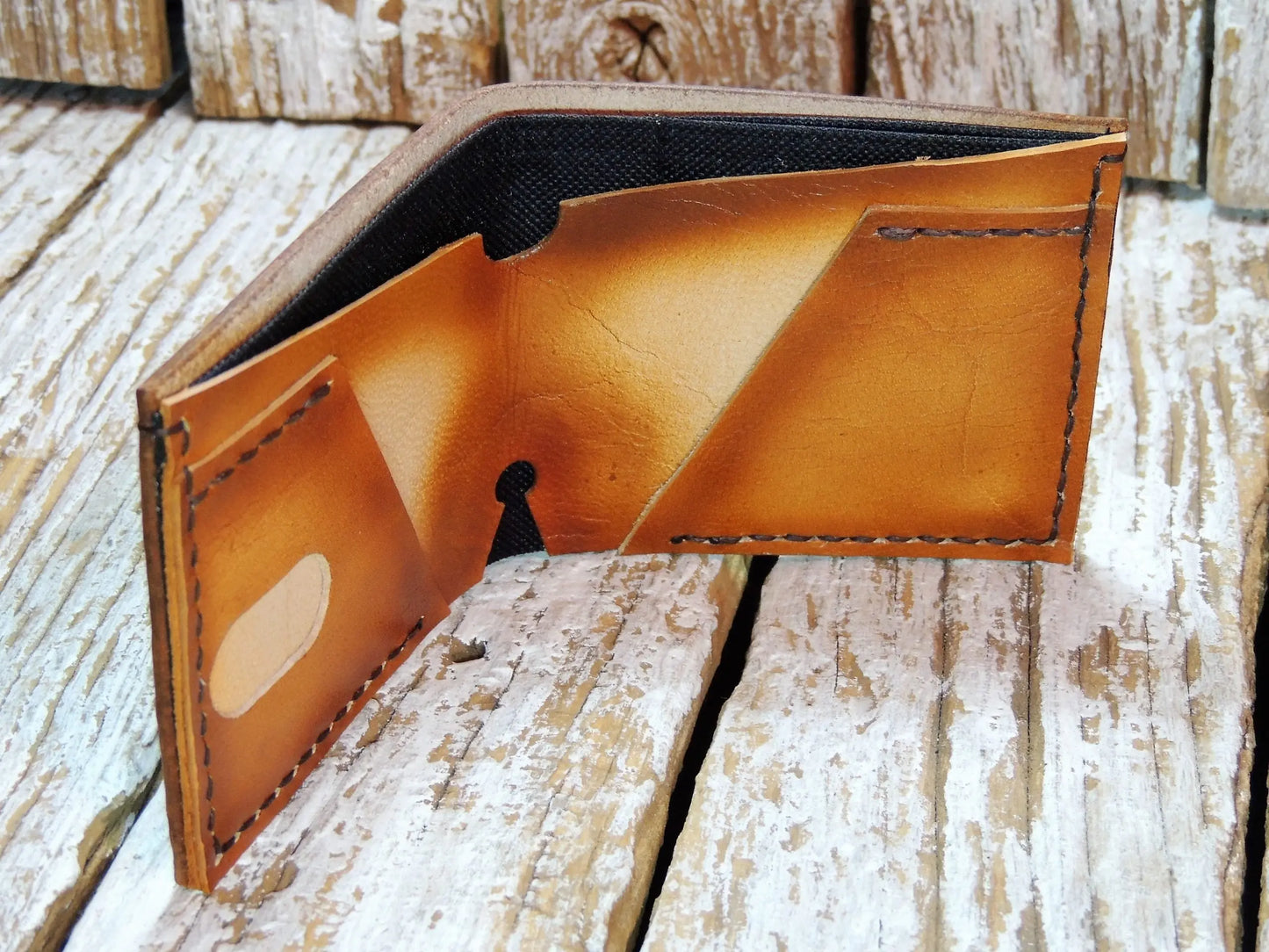 Tooled Men's Leather Wallet "M"-ByBodzi-ByBodzi