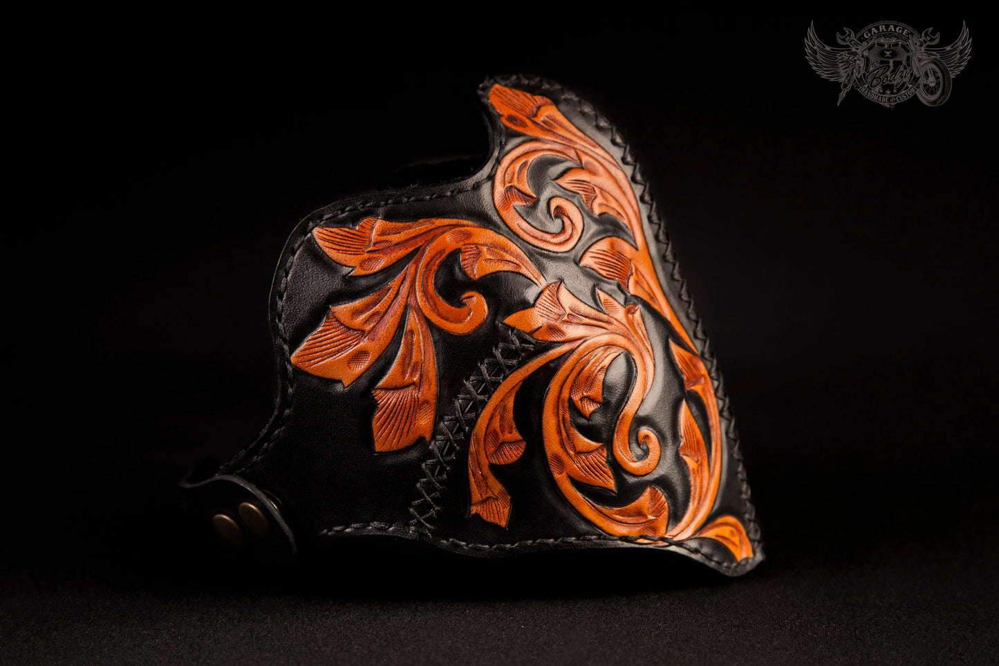 Vinework Motorcycle Leather Half Mask-ByBodzi