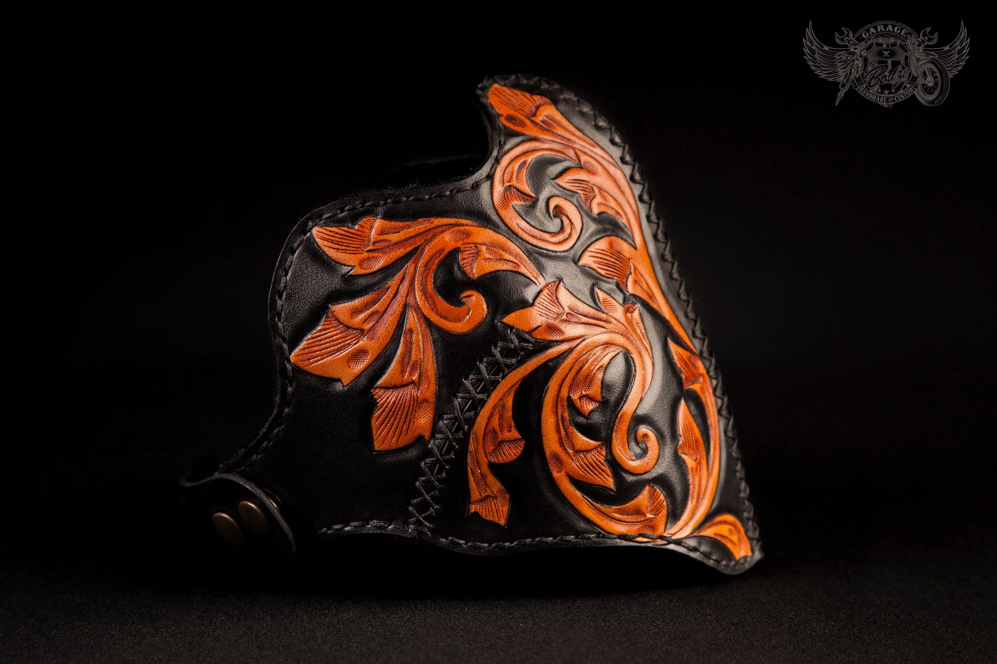 Vinework Motorcycle Leather Half Mask-ByBodzi