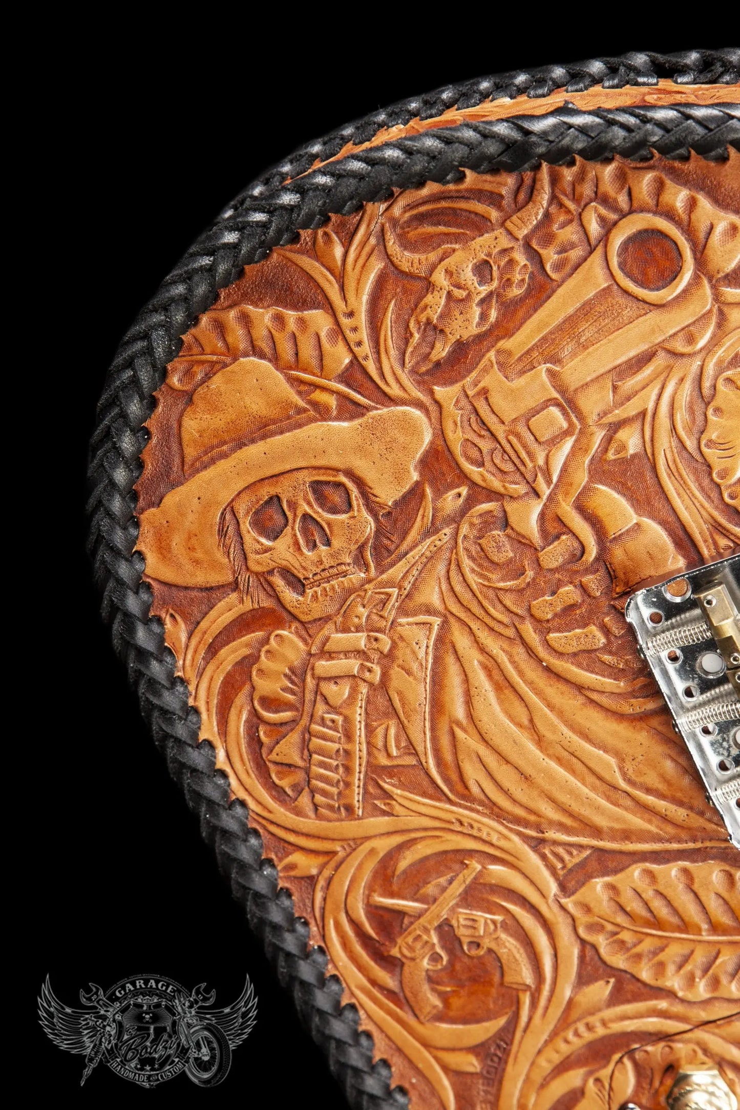 Western Leather Bound Telecaster Body-ByBodzi-ByBodzi