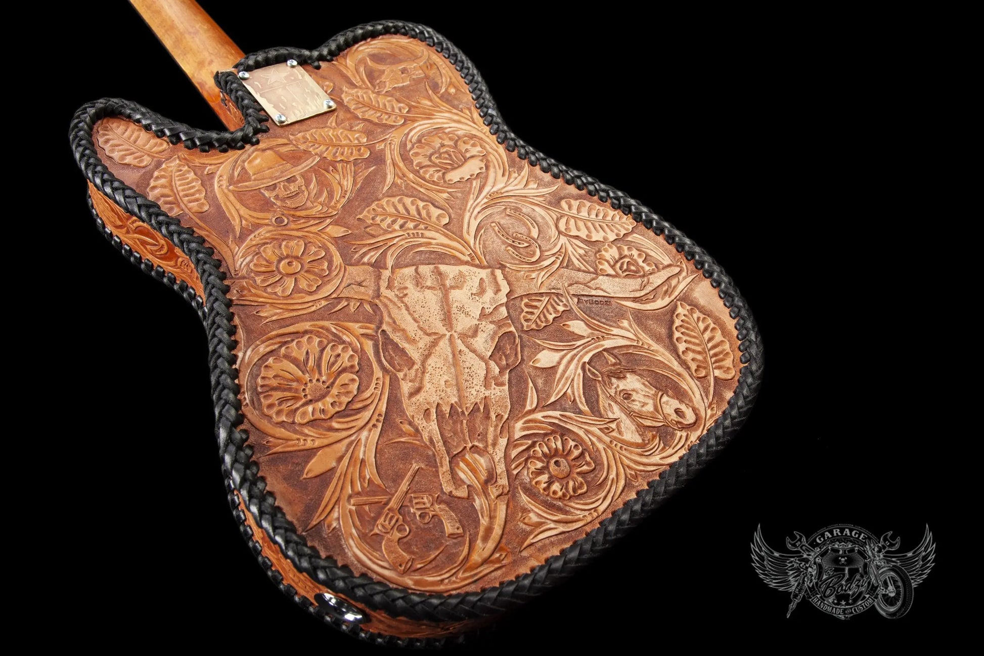 Western Leather Bound Telecaster Body-ByBodzi-ByBodzi