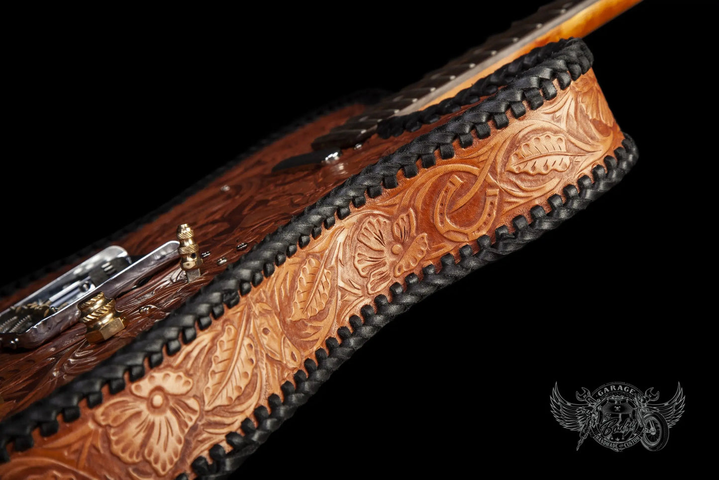 Western Leather Bound Telecaster Body-ByBodzi-ByBodzi