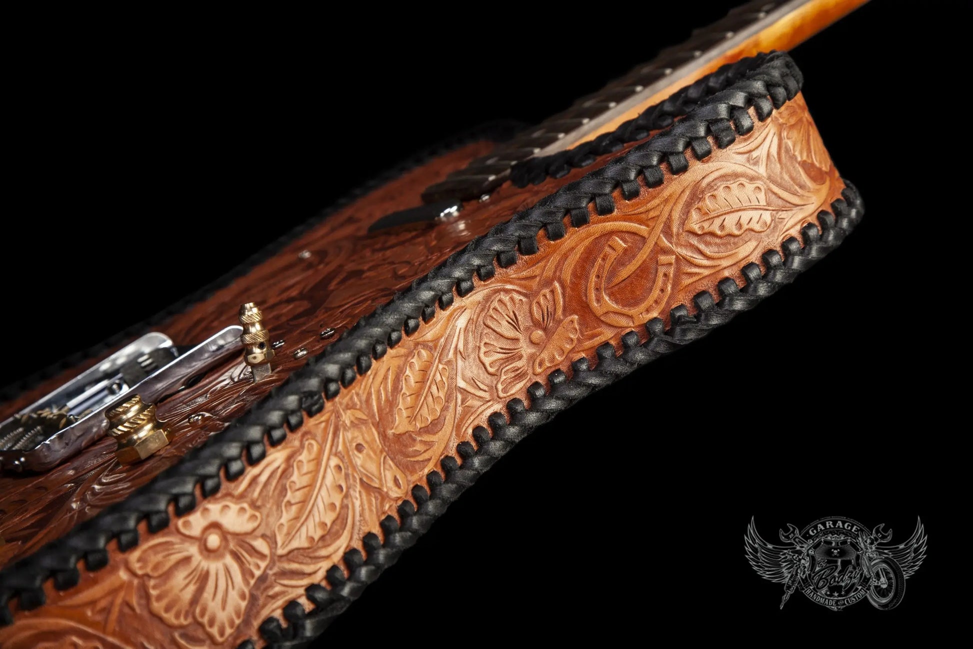 Western Leather Bound Telecaster Body-ByBodzi-ByBodzi