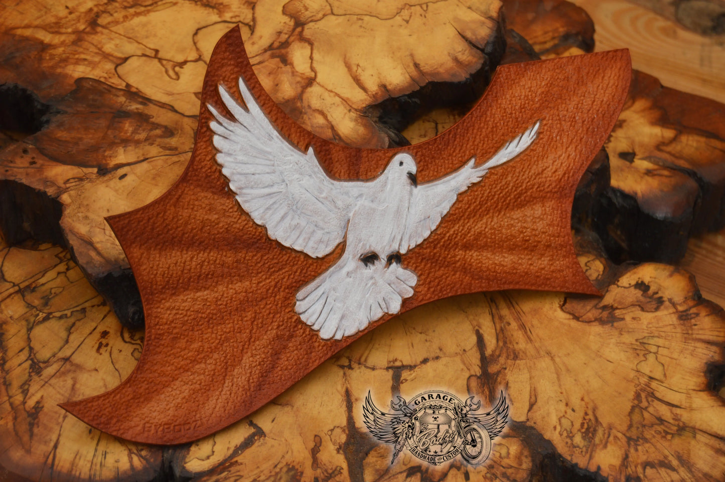 White Dove Gibson Dove Pickguard-ByBodzi-ByBodzi