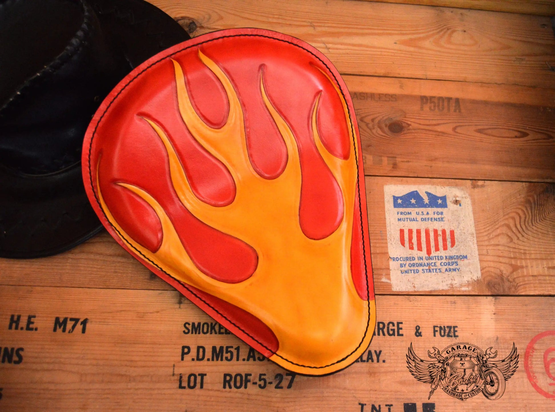 Billy Bike Tribute Leather Motorcycle Solo Seat-ByBodzi