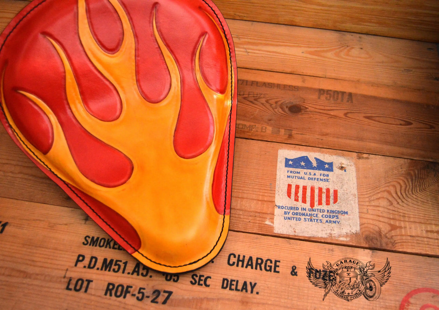 Billy Bike Tribute Leather Motorcycle Solo Seat-ByBodzi