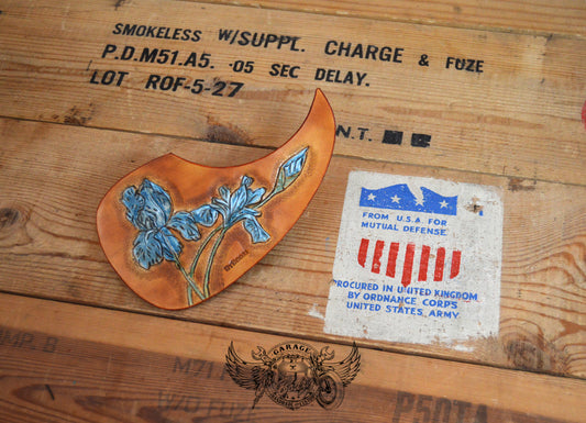 Blue Iris Acoustic Guitar Pickguard - ByBodzi