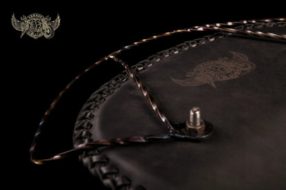 Skull & Piston Leather Motorcycle Solo Seat v2.0-ByBodzi