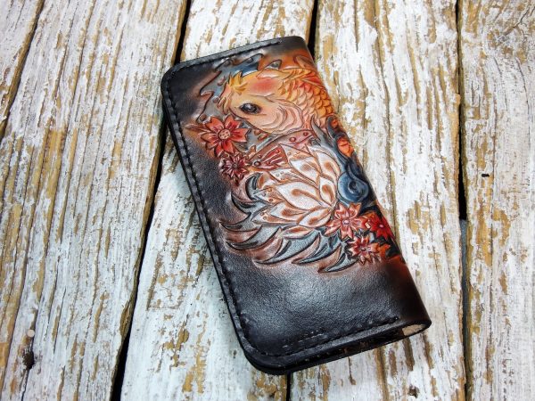 mens leather wallet