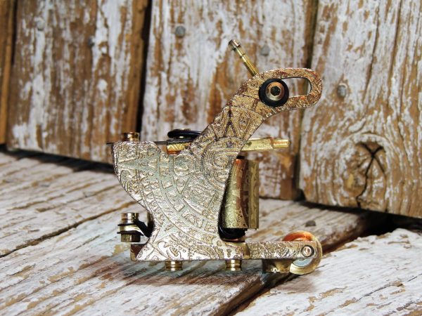 gold plated tattoo machine