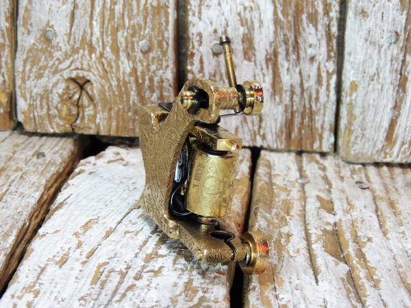 gold plated tattoo machine