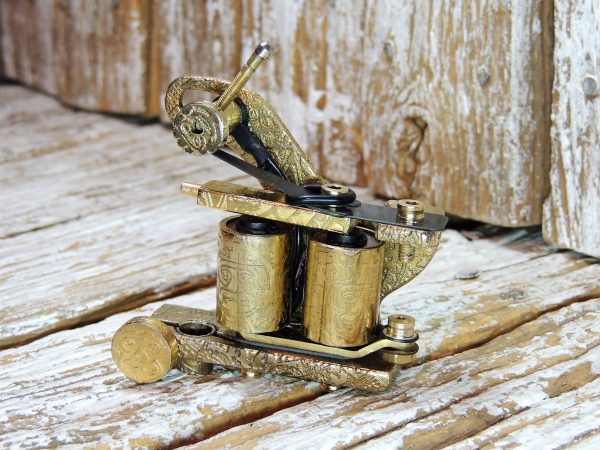 gold plated tattoo machine