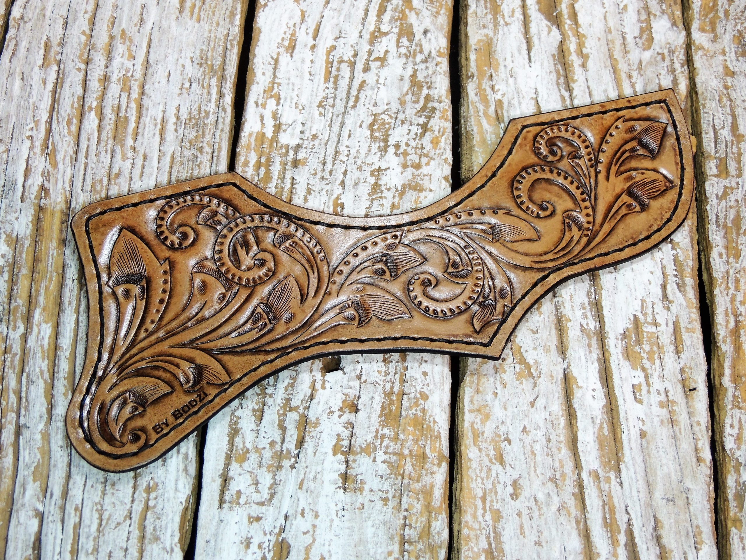 Carved Leather Pickguard for Gibson J200 / Double Pickguard For Gibson ...