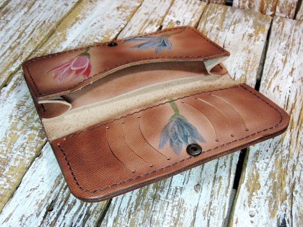 womens leather wallet