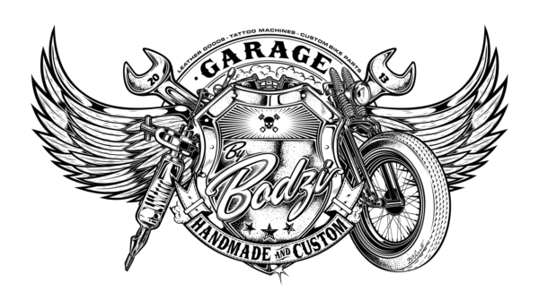 Handmade Leather Goods, Tattoo Machines & Motorcycle Parts - ByBodzi