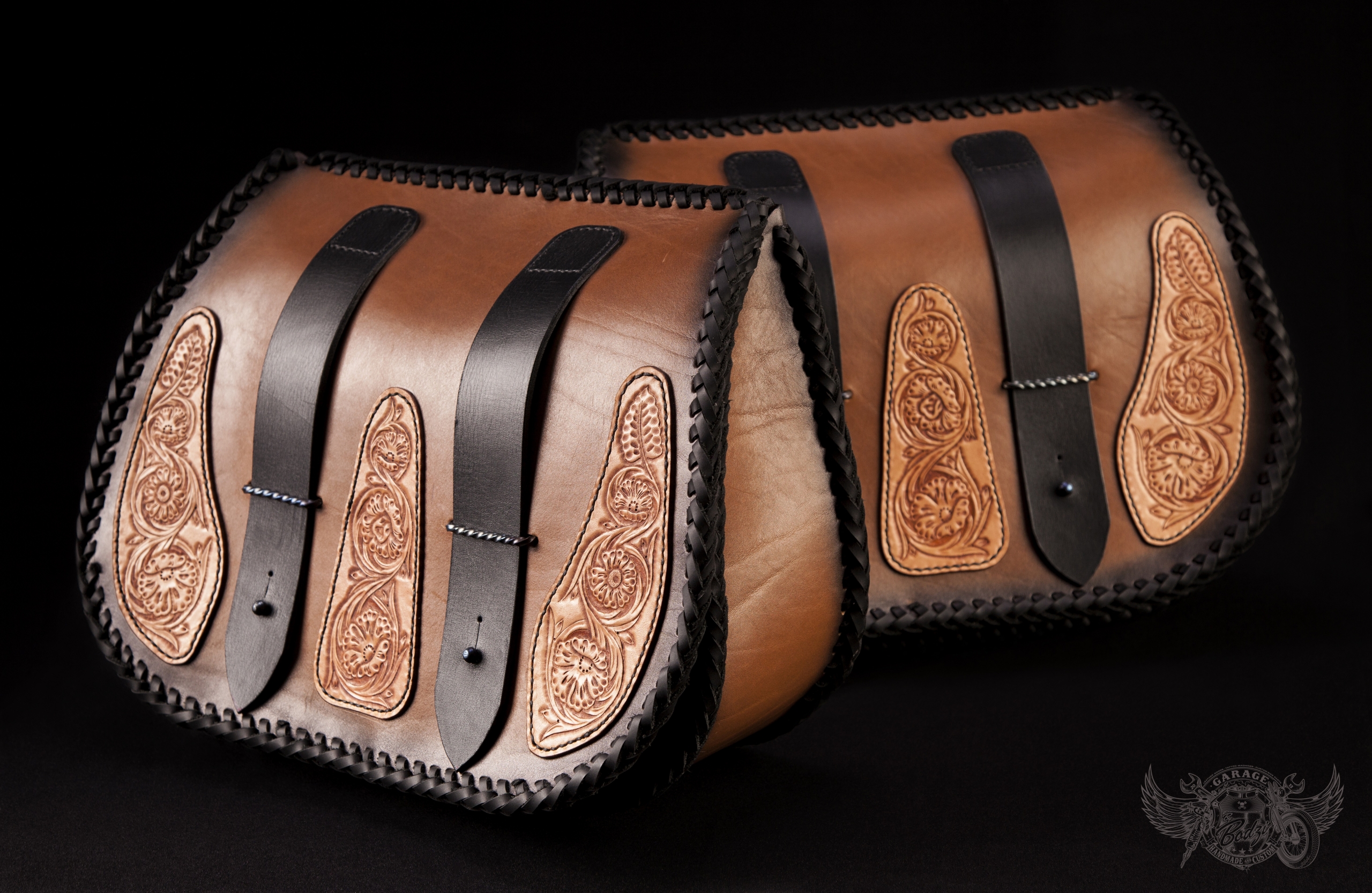 Saddlebag SV1 bag 8Ltr + Side bag SR1 leather Vintage Craftride brown ✓ Buy  now!