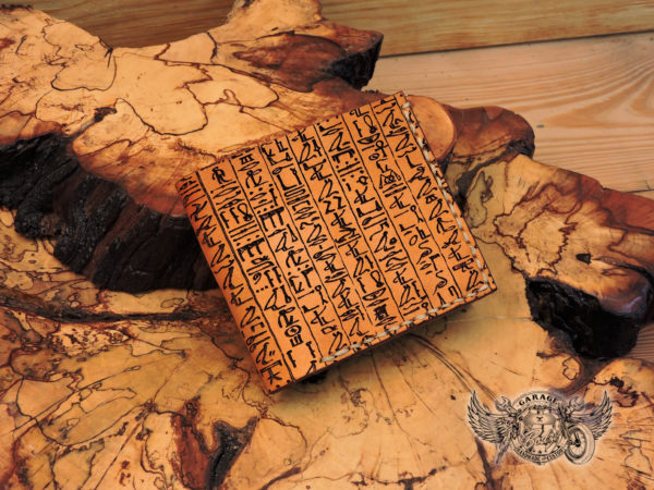 Engraved Hieroglyphics Wallet