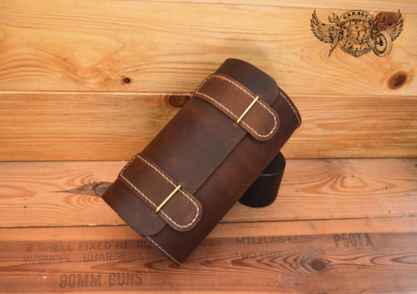 Leather Motorcycle Tool Bag / Handmade Leather Tool Bag - ByBodzi